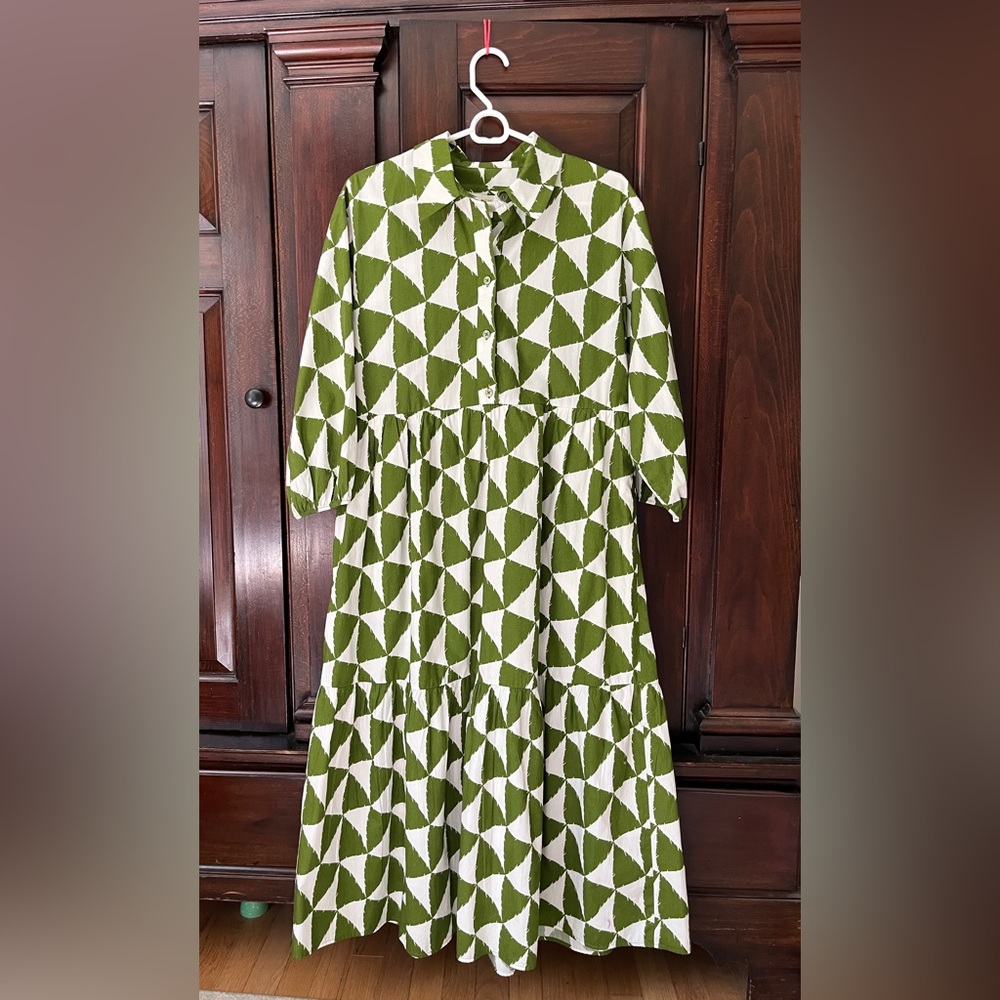 Anthropologie - The Bettina Tiered Shirt Dress by Maeve